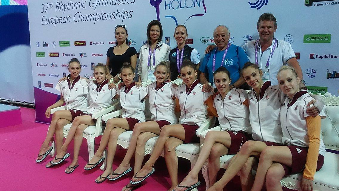 A holoni európa-bajnokságon részt vevő magyar csapat