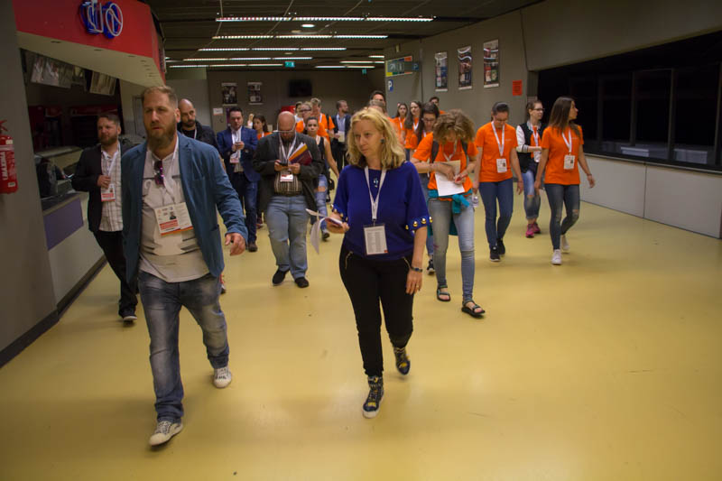 Sajtóbejárás az EB helyszínén