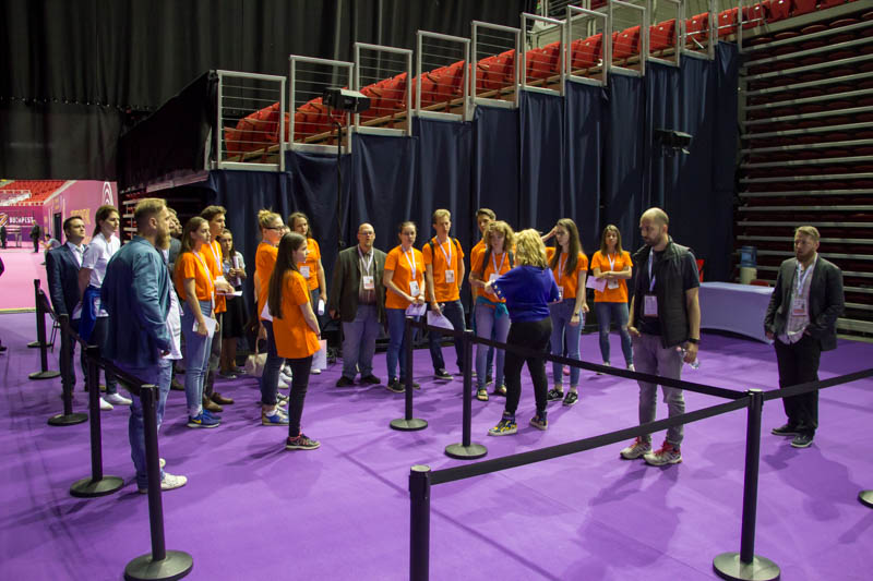 Sajtóbejárás az EB helyszínén