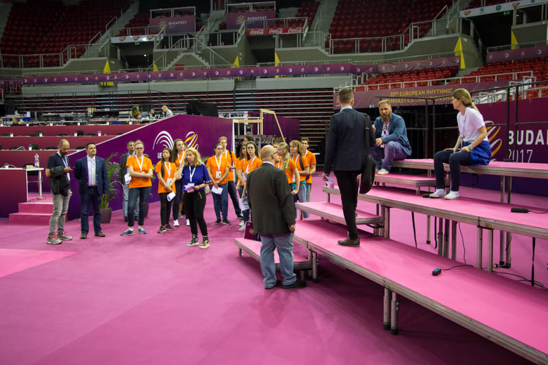 Sajtóbejárás az EB helyszínén