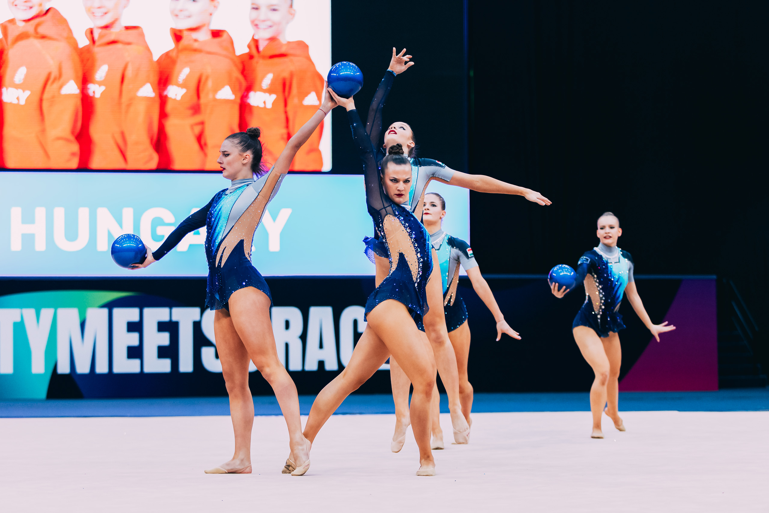 A magyar felnőtt kéziszercsapat a bakui világkupán. Fotó: Viktoriia Popova