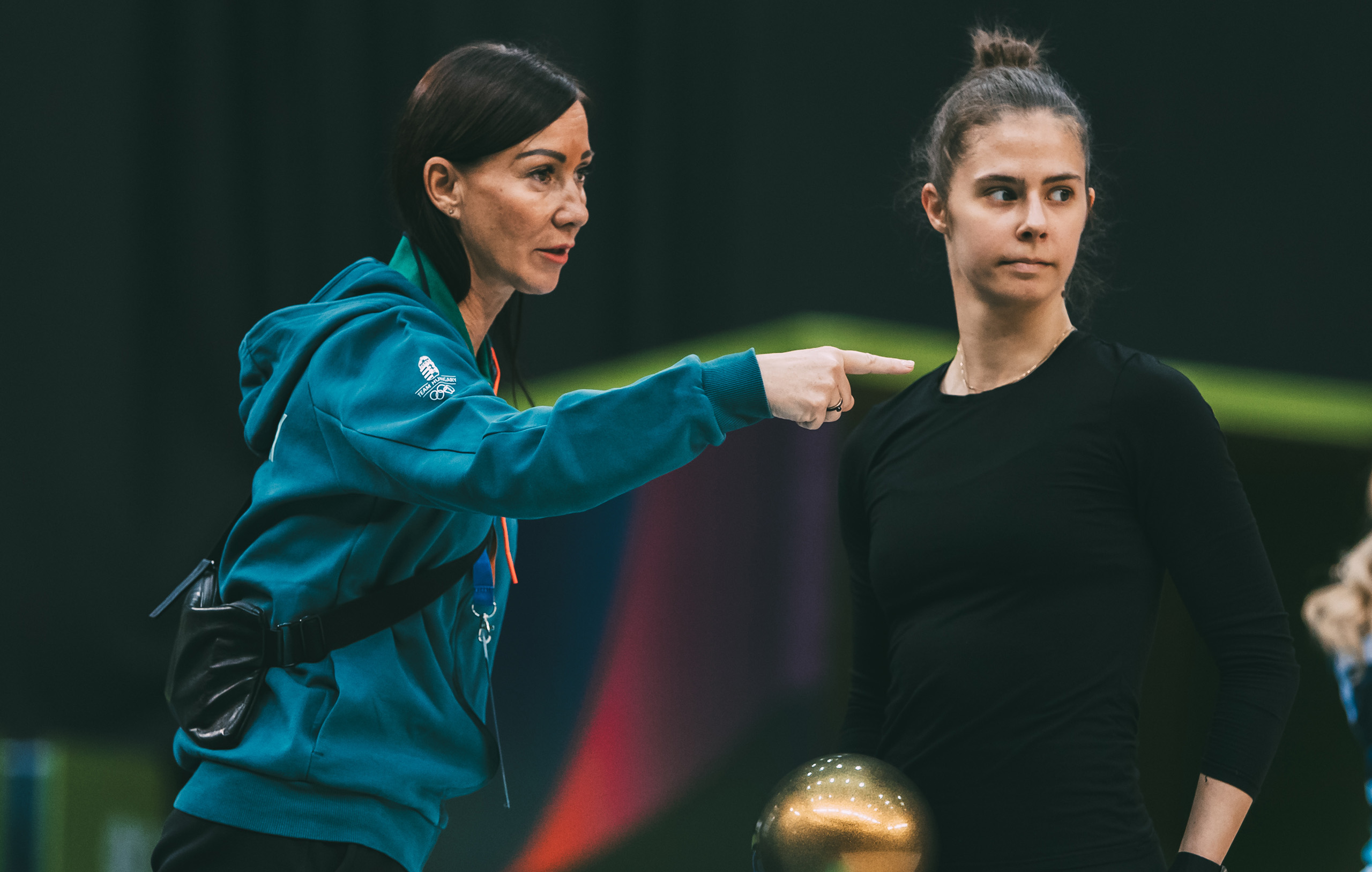Gelle Noémi edző Pigniczki Fannival