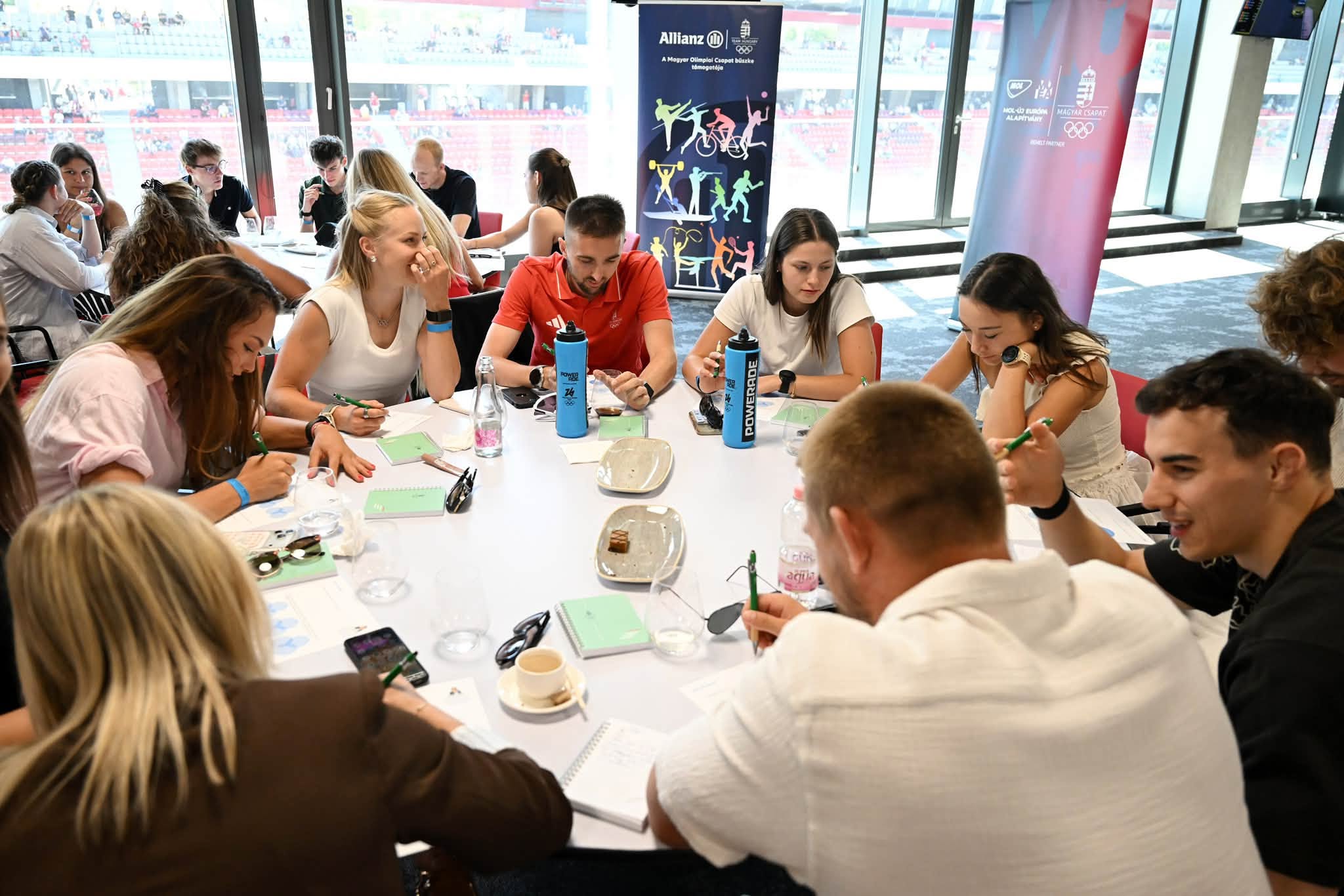 MOB sportolói workshop a Hungaroringen - Fotó: MOB-Média/Szalmás Péter